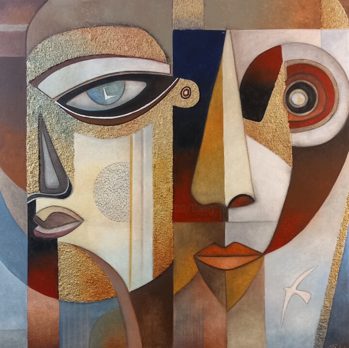Les dépités 绘画, 23.6x23.6 in