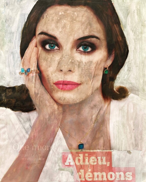 Painting titled "« What if i breakup…" by Ananda Eva, Original Artwork, Acrylic