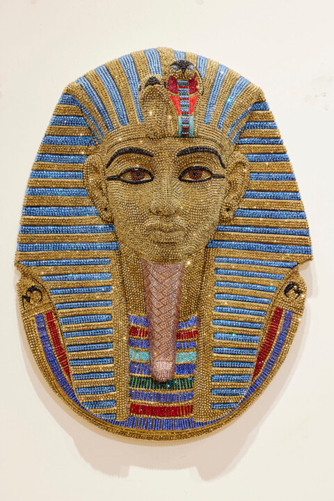 Tutankhamun XL Swarovski Γλυπτική, 27,6x19,7 in