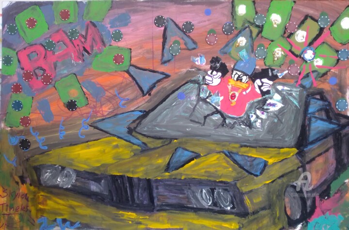 Lowdriver 绘画, 31.5x47.2 in