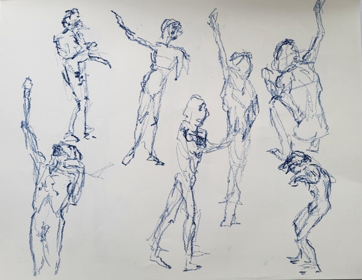 Série courtes poses 图画, 19.7x25.6 in