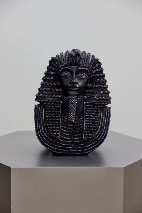 Tutankhamun Swarovski Sculptuur, 11,8x7,9 in