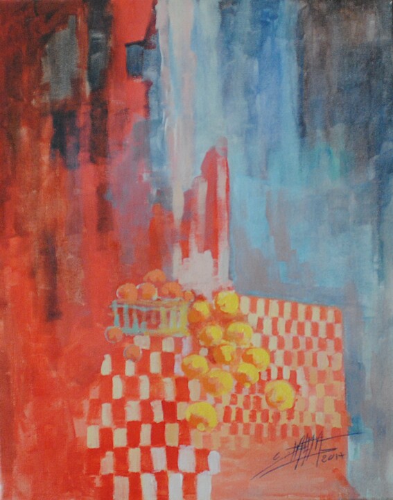 Nature morte 绘画, 19.7x15.8 in