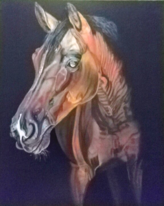 绘画,  21.7x18.1 in 