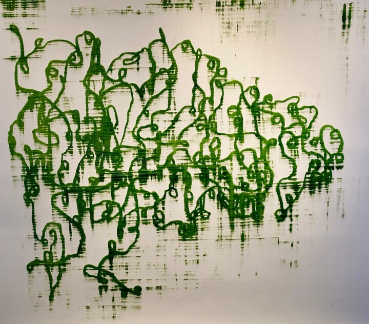 This kind of trouble’s 9 绘画, 47.2x55.1 in