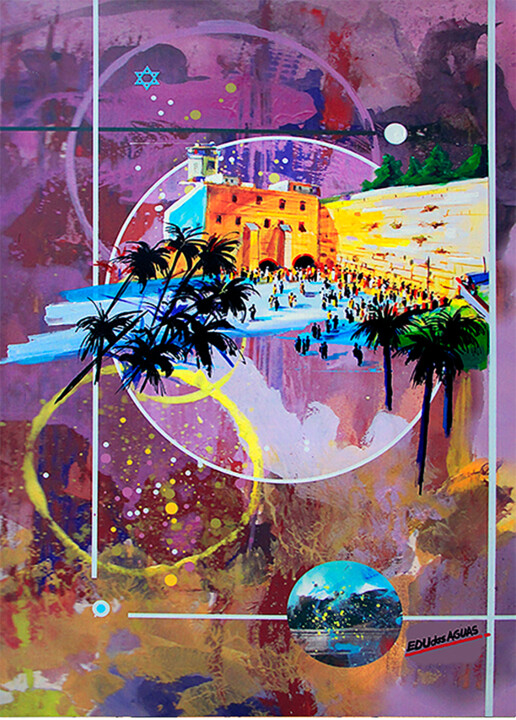 ISRAEL-G 绘画, 27.6x19.7 in