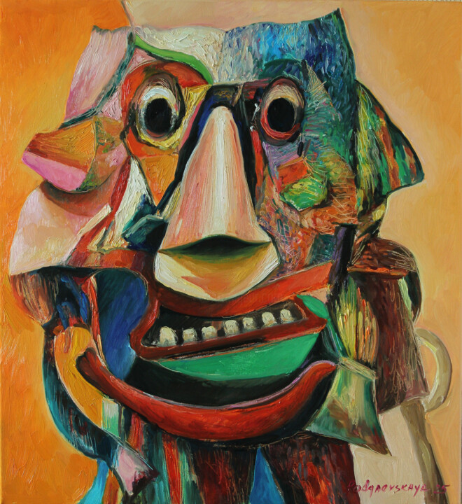 Mask Картина, 25,6x23,6 in