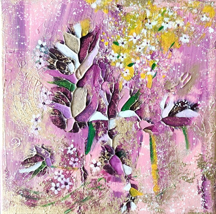 Abstrait poétique Картина, 11,8x11,8 in