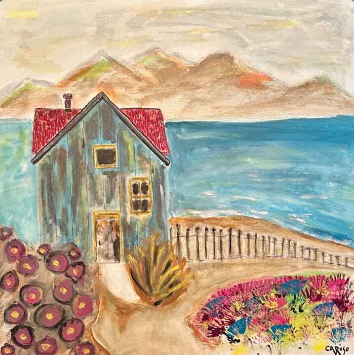 Unit #1844 “Seaside Cottage” 绘画, 24x24 in