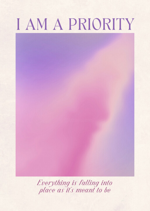 Priority Palette 数字艺术, 46.5x65.1 in