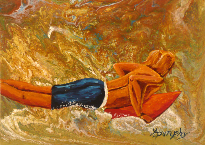 Surf's Up 绘画, 10x14 in