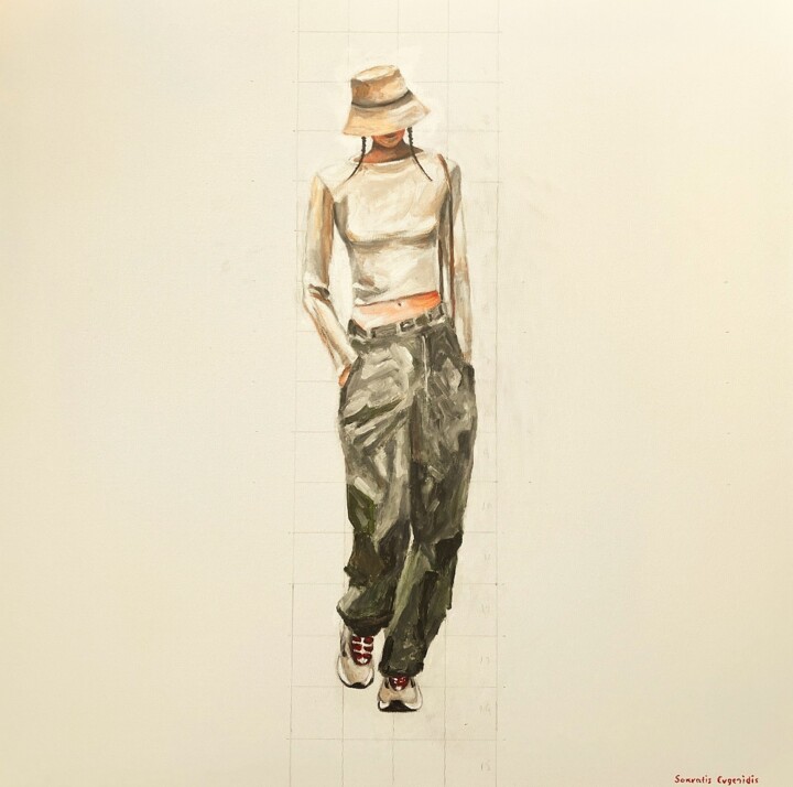 My Alter Ego !!!!!!!!!! Pittura, 31,5x31,5 in