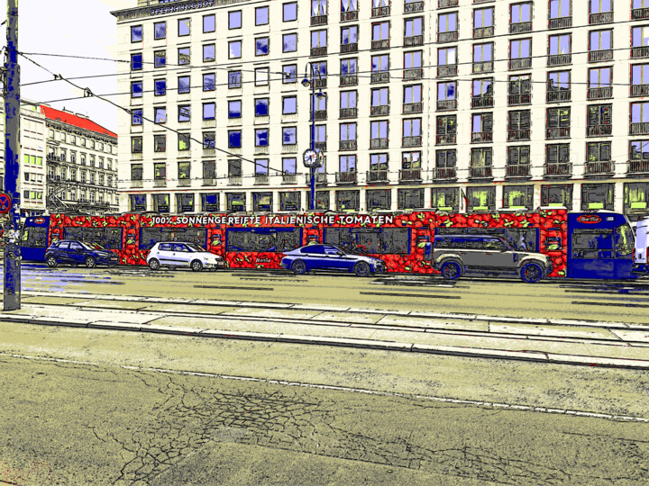 Photography titled "100% Sunripened Ita…" by Dave Collier, Original Artwork, Manipulated Photography
