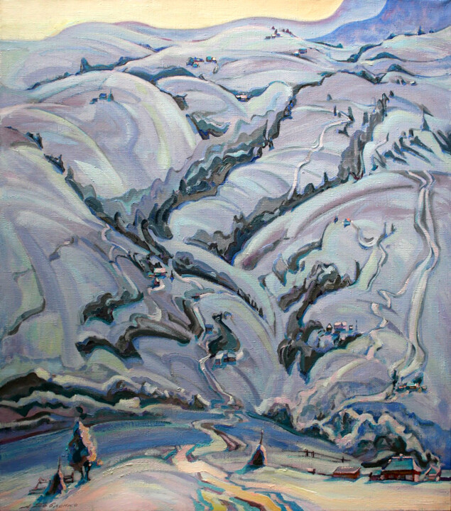 Schilderij,  39,4x35,4 in 