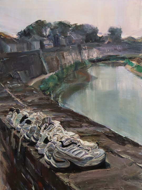 New footprint Pittura, 31,5x23,6 in
