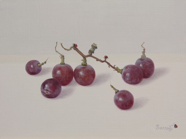 Quelques raisins ! Pittura, 5,9x7,9 in