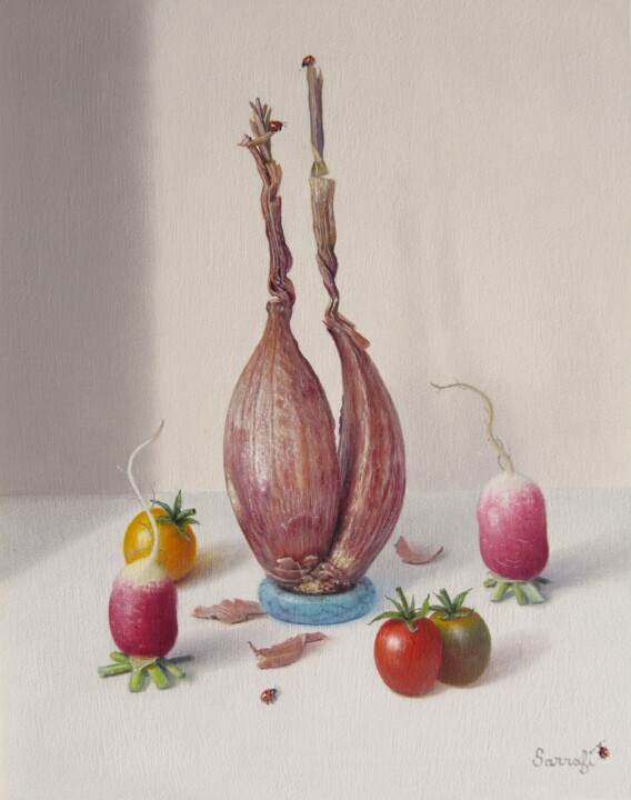 Celui-ci, n'est pas une sculpture ! Картина, 9,5x7,5 in