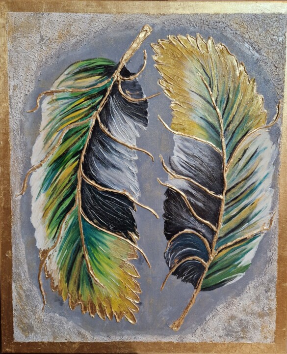 Листья Schilderij, 23,6x19,7 in