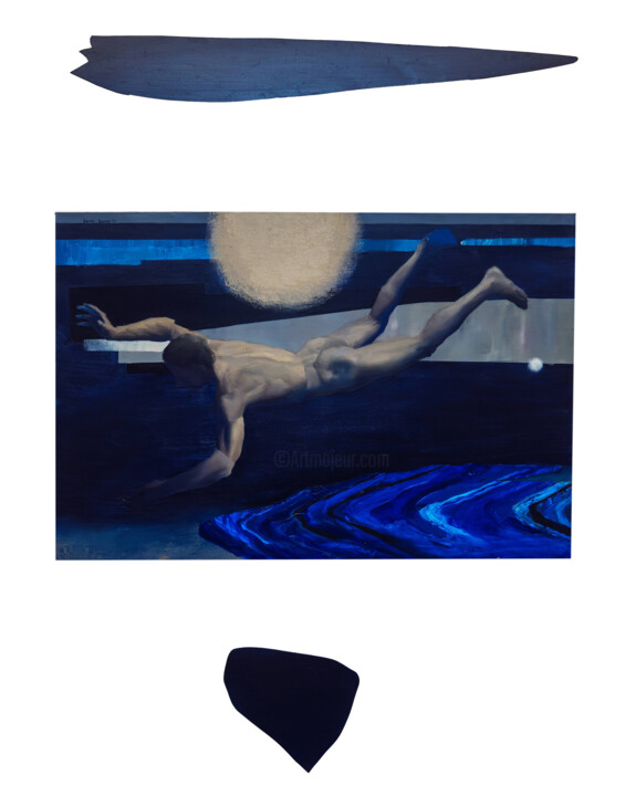 ABYSS, inner searchings, figure Pittura, 35x52,4 in