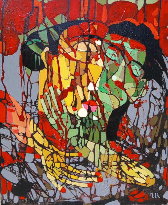 First Kiss Pittura, 23,6x19,7 in
