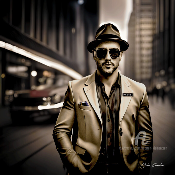 Digital Arts titled "NEWSHOUNDS" by Morten Klementsen, Original Artwork, AI generated image