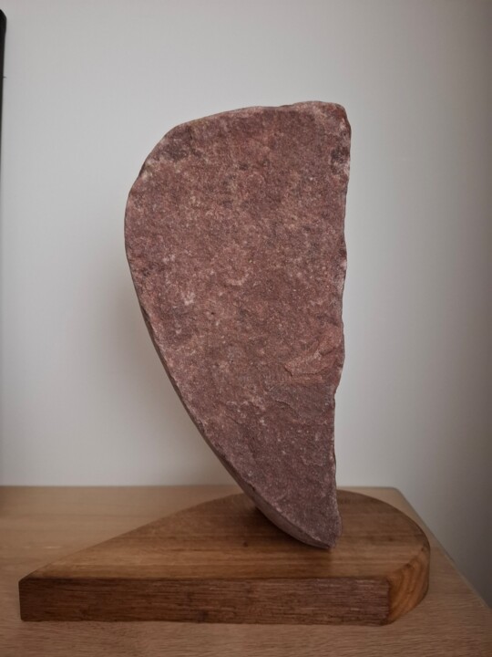 Sculpture titled "heart in heart" by Vilius Kairys, Original Artwork, Stone