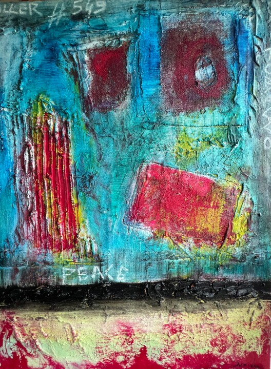 Killer #549 Street Art 绘画, 31.5x23.6 in