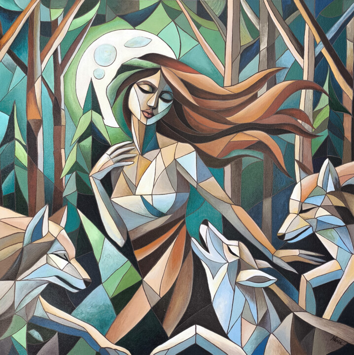Daughter of the Wild Pintura, 23,6x23,6 in