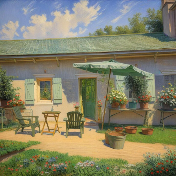 LA MAISON 1 – 10 06 2025 – WILDLY BUCOLIC Arte digitale