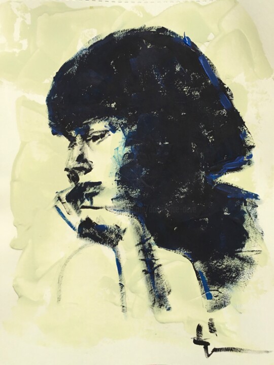 Boudeuse 绘画, 11x8.3 in
