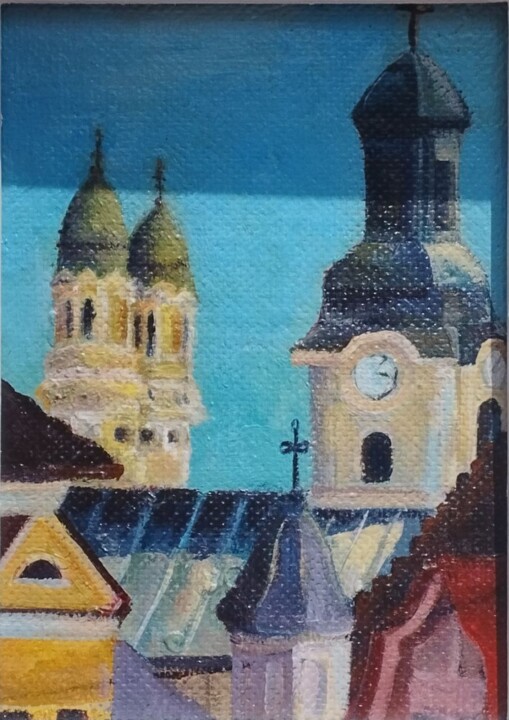 Uzhhorod 绘画, 7.9x5.9 in