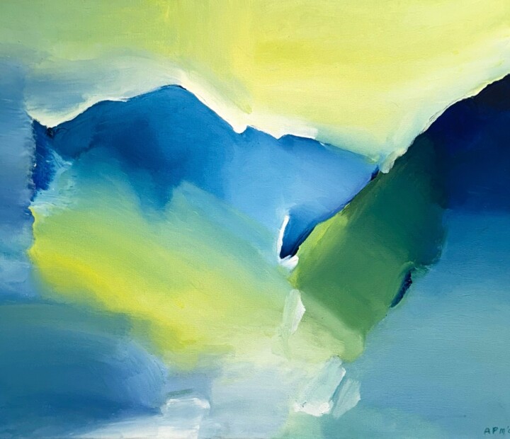 Gorges de Samaria 绘画, 24.4x28.4 in