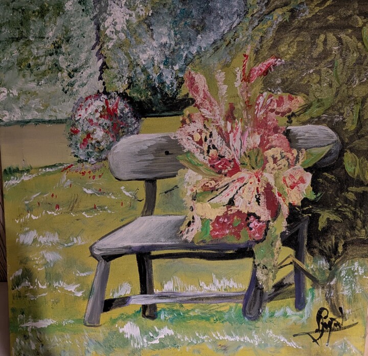 绘画 标题为“Moment tranquille” 由Severine Boucard (Severine Neyrat), 原创艺术品, 丙烯