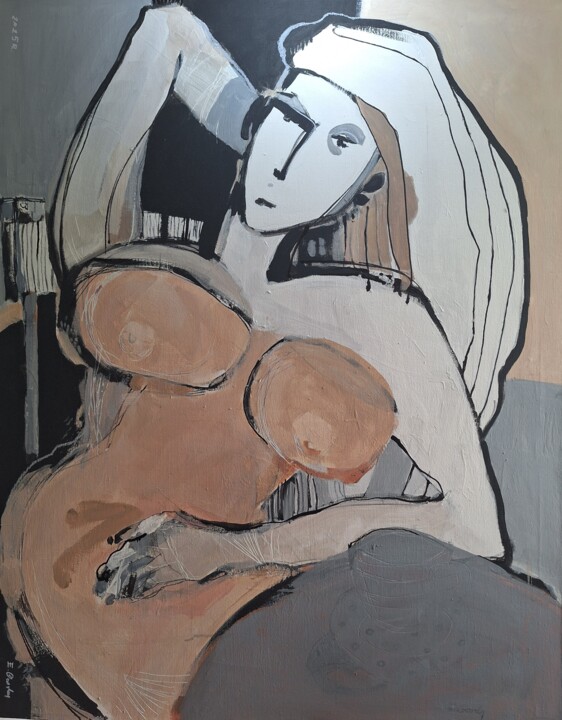 绘画,  43.3x31.5 in 