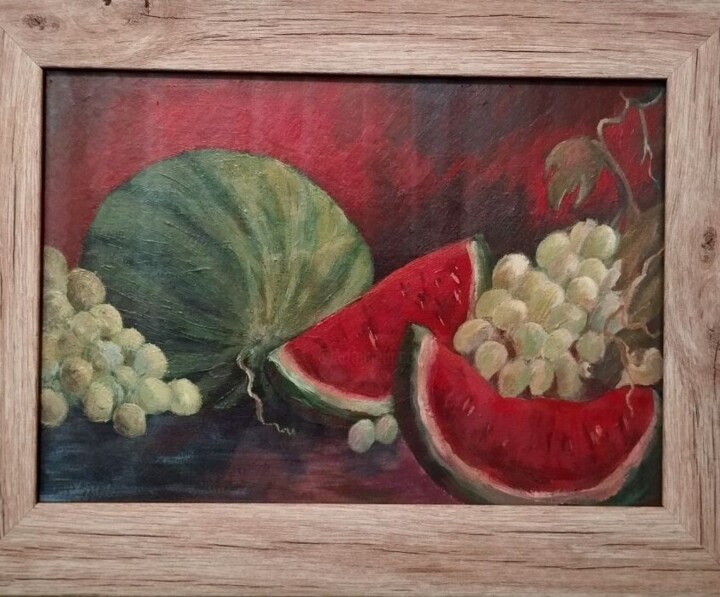 watermelons 绘画, 7.9x11.8 in