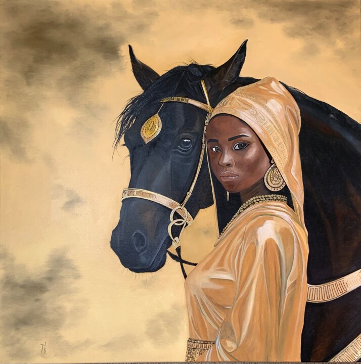 Ntumo (created with blessing) Pintura, 27,6x27,6 in