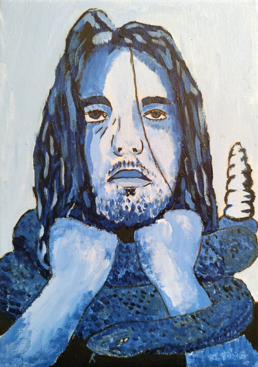 Abbraccio 绘画, 11.8x7.9 in