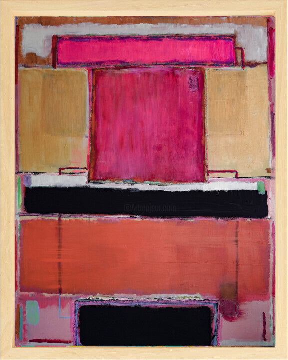 Painting titled "liberation of the m…" by Geert Lemmers, Original Artwork, Acrylic Mounted on Wood Panel