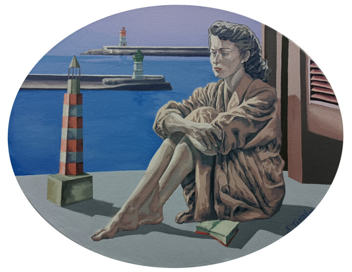 La torre invisible Pittura, 15,8x19,7 in