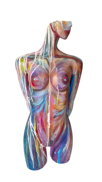 雕塑 标题为“Scultura Pop Art -…” 由Antonella Castrovillari, 原创艺术品, 丙烯