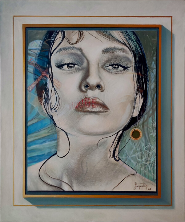 绘画,  47.2x39.4 in 
