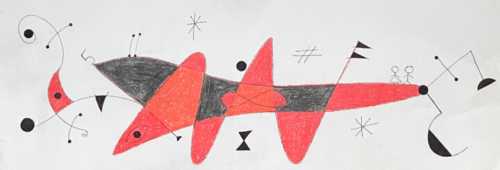 Melodic Whispers 绘画, 6.1x16.5 in
