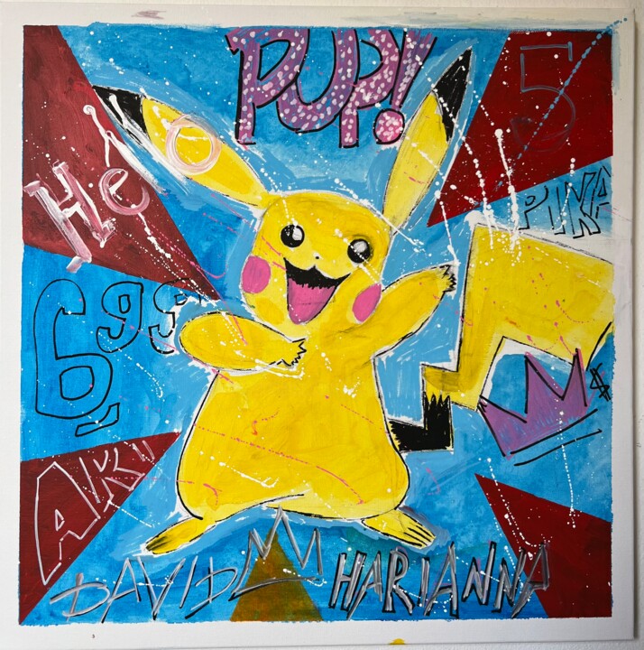 Pika 2024 Pittura, 19,7x19,7 in