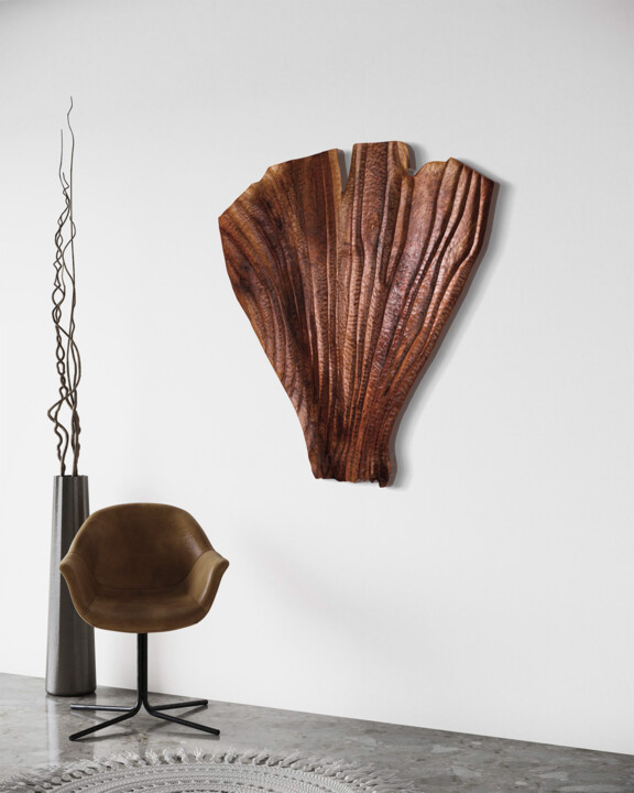 Leaf Sculpture, 48.4x47.2 in