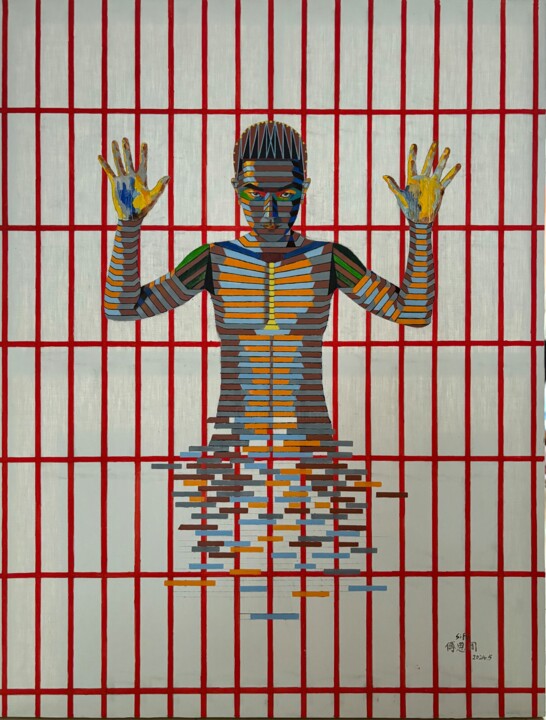绘画,  51.2x39.4 in 