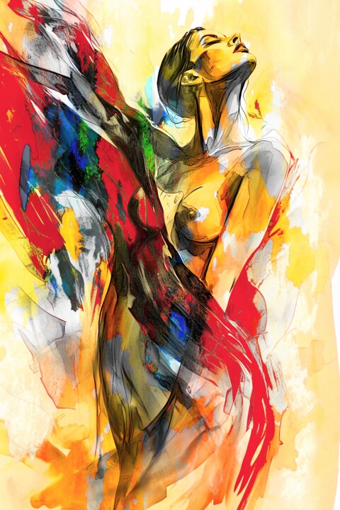 The Scarf 数字艺术