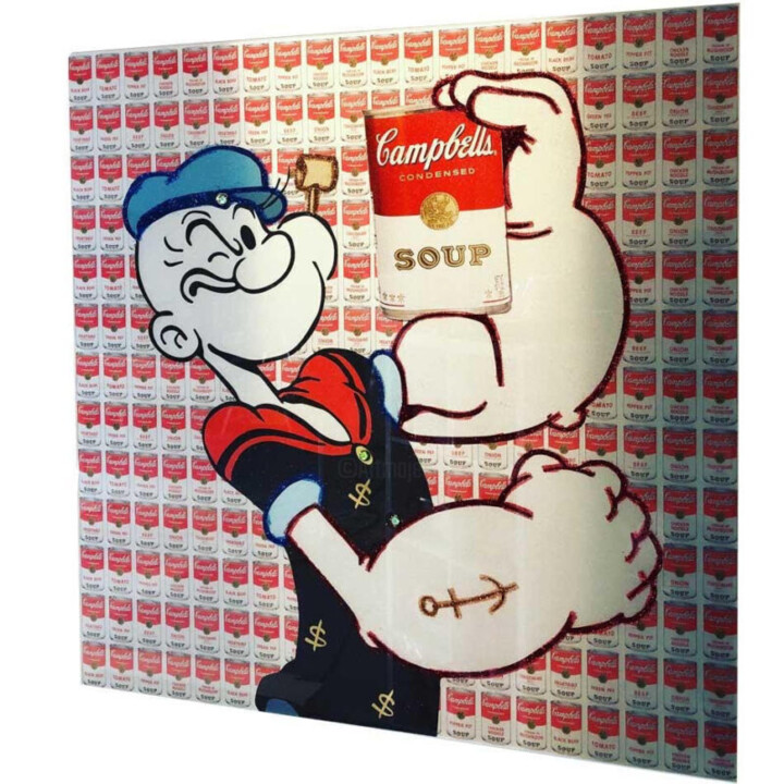 Love Soup 绘画, 39.4x39.4 in