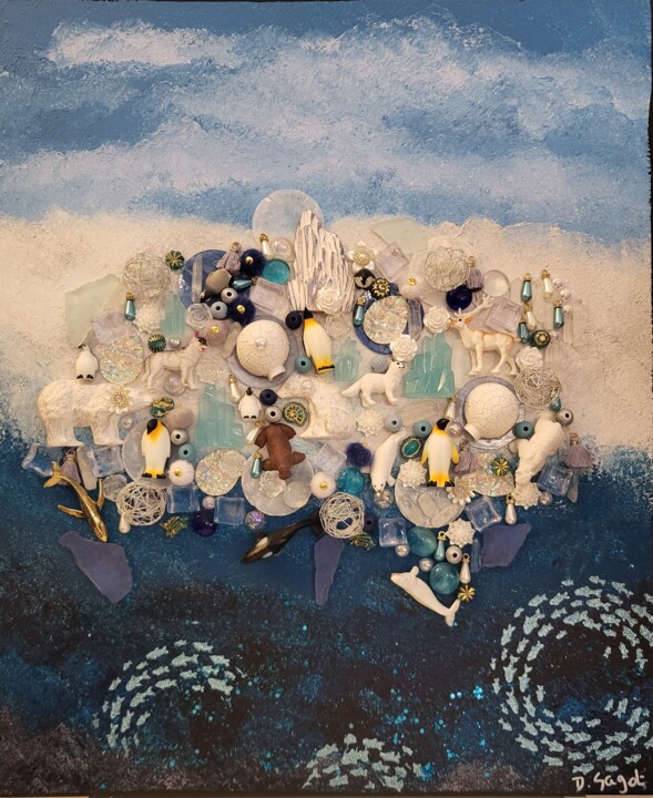 Banquise Collages, 21,7x18,1 in