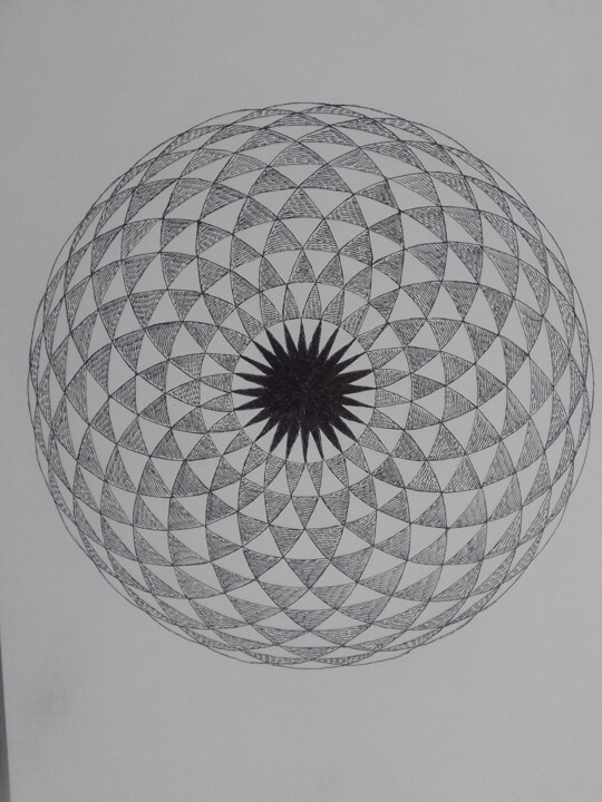Mandala energia 图画, 11.4x16.5 in