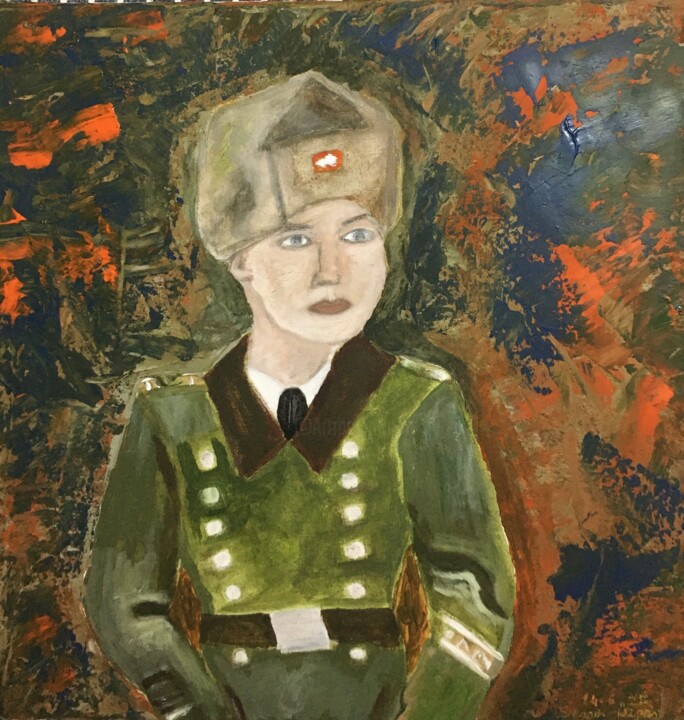 Tatiana 绘画, 15.8x15.8 in